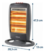Calefactor Halogeno Winco W173 1500w 2 Niveles Hogar - Image 4