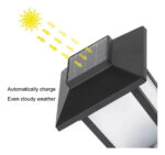 Pack X2 Estacas Solares Led Exterior Jardin Decorativas Negro - Image 3