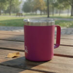 Taza Termica Benetton Con Tapa Bebidas Frias Y Calientes