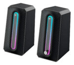 Parlante Havit Sk216 Pc Usb Jack 3.5 Mm Luces Rgb Negro