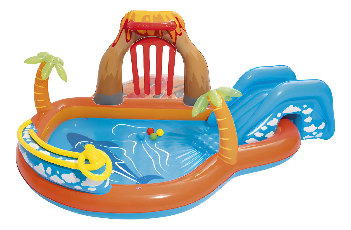 D_NQ_NP_795119-MLA95973562653_102025-F.jpg Centro De Juegos Acuático Lava Lagoon Bestway Modelo 53069 Multicolor - Image 1