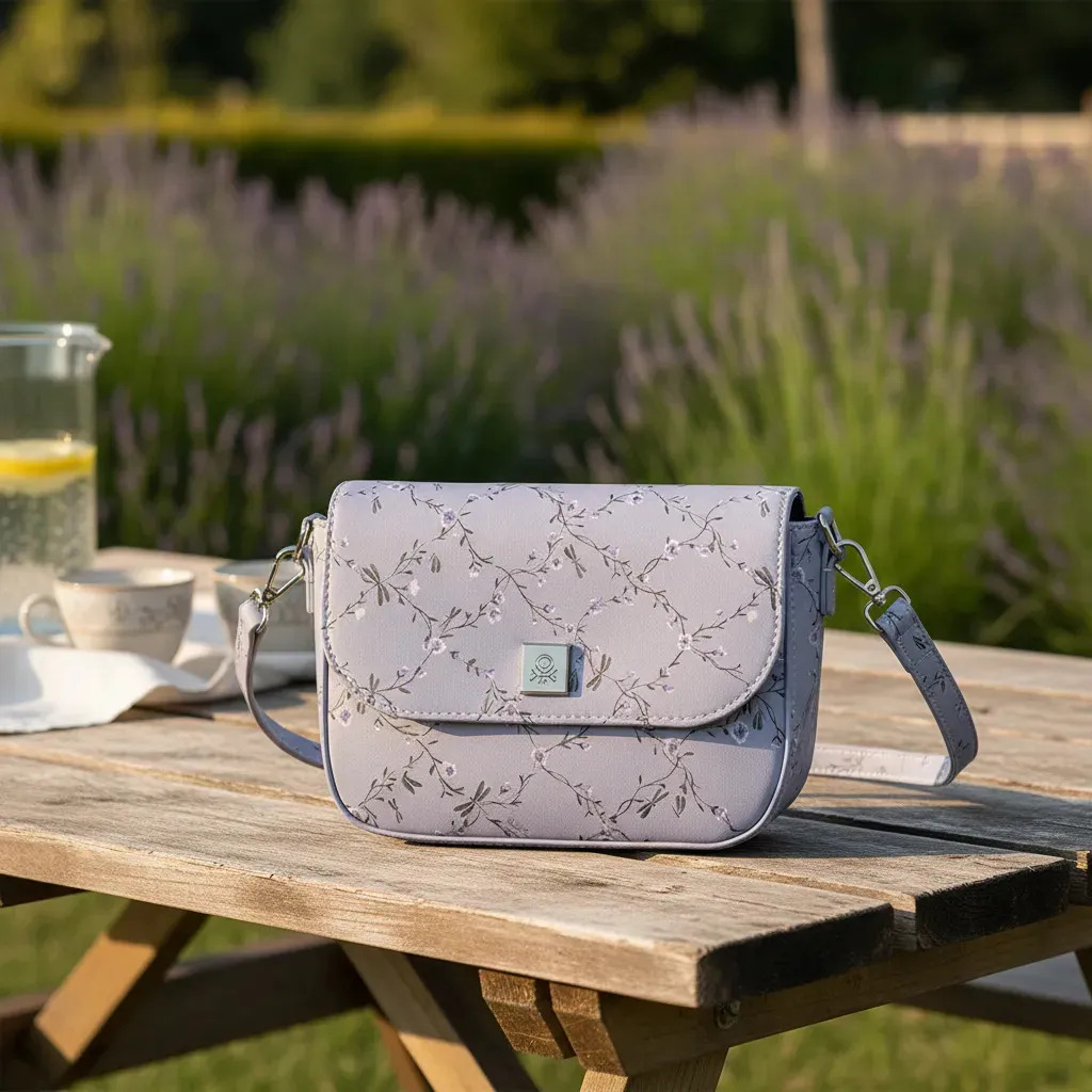D_NQ_NP_852423-MLA111369229134_052026-F.jpg Cartera Bandolera Benetton 642lcy024 Color Violeta Floreado - Image 1