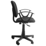 Silla De Pc Giratoria Regulable Reforzada En Ramos Mejia Negro Tela - Image 7