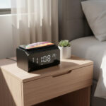 Cargador Inalambrico 3 En 1 Reloj Led Alarma Multifuncion - Image 2