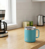 Taza Termica Benetton Con Tapa Bebidas Frias Y Calientes - Image 2