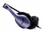 Auricular Vincha C/cable Mini Plug C/mic Genius Hs-04s Azul Azul/negro - Image 2