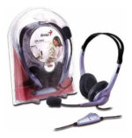 Auricular Vincha C/cable Mini Plug C/mic Genius Hs-04s Azul Azul/negro - Image 4