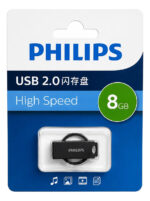 Pendrive Philips 8gb Usb 2.0 Gris Compacto Liviano Original - Image 2