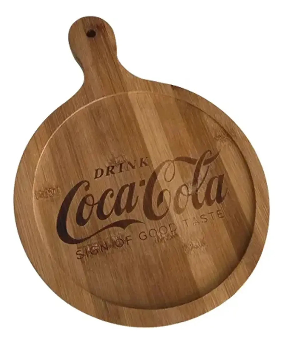 D_NQ_NP_666595-MLA113469843889_062026-F.jpg Tabla Coca Cola Para Picadas Madera Con Cabo Premium Coca Cola Marrón - Image 1