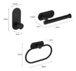 Set Accesorios De Baño Adhesivo 3 Piezas Calidad Premium - Image 4