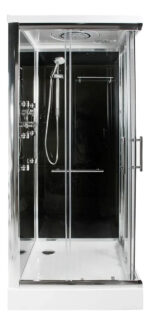 Box Cabina Ducha 90x90 Hidromasajes 6 Jets Premium Techo - Image 2