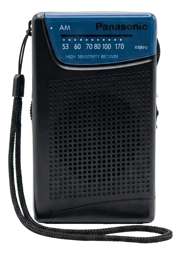D_NQ_NP_738041-MLA113035685876_072026-F.jpg Radio Portatil Panasonic Am Compacta Bolsillo Negro Azul - Image 1