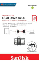 Pendrive Duo Dual Drive 128gb Celular Otg Usb 3.0 + Micro - Imagen 8