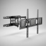 Soporte Tv Kolke Kvs-591 Doble Brazo Articulado 37 A 80 Pulgadas Negro - Image 7