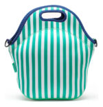 Lunchera Con Cierre Benetton Bambini Reforzada Premium Color Verde Y Azul - Image 3