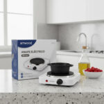 Anafe Electrico 1 Hornalla Bajo Consumo Portatil Compacto - Imagen 4