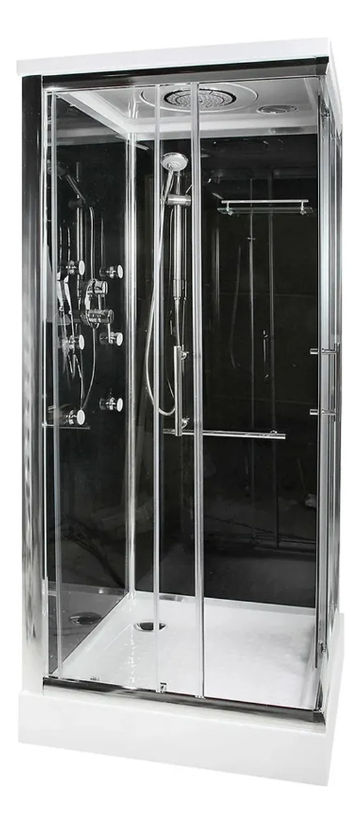 D_NQ_NP_986194-MLA115075412739_072026-F.jpg Box Cabina Ducha 90x90 Hidromasajes 6 Jets Premium Techo - Image 1
