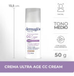 Crema Dermaglos Ultra Age Cc Cream Tono Medio Piel Sensible - Imagen 3