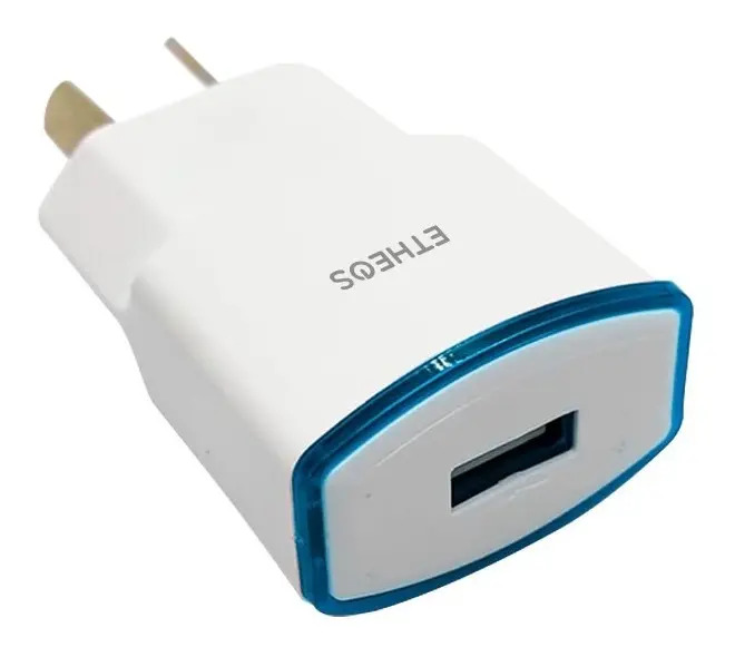 D_NQ_NP_782576-MLA99991272283_112025-F.jpg Cargador Telefono Celular 1 Puerto Usb 2.1a Pared Enchufe Blanco - Imagen 1
