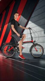 Bicicleta Plegable Aurorita Folding Smart-bk *ahora 12 Y 18 Rojo 20 - Imagen 4