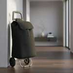Carrito De Compras Changuito Metal Plegable Con Diseño Ramos Color Negro - Imagen 3