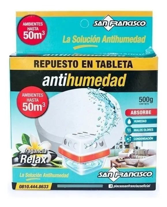 D_NQ_NP_684084-MLA99273737384_112025-F.jpg Repuesto Deshumidificador San Francisco Para Ambientes - Imagen 1