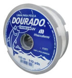 Tanza Dourado Nylon Pesca Transparente Resistente - Imagen 4