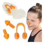 Set Protector De Oido + Nariz Ideal Natacion Compacto - Imagen 2