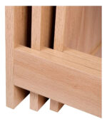 Mesas Ratonas Set X3 Modernas Mdf Con Ratan Natural Calidad Natural - Imagen 8