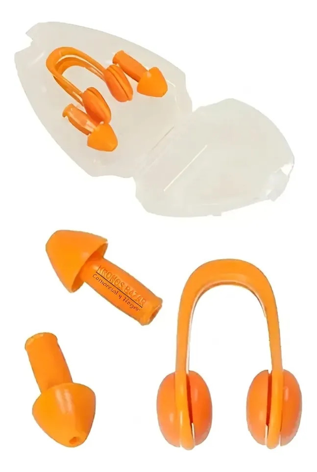 D_NQ_NP_933054-MLA117076028175_092026-F.jpg Set Protector De Oido + Nariz Ideal Natacion Compacto - Imagen 1