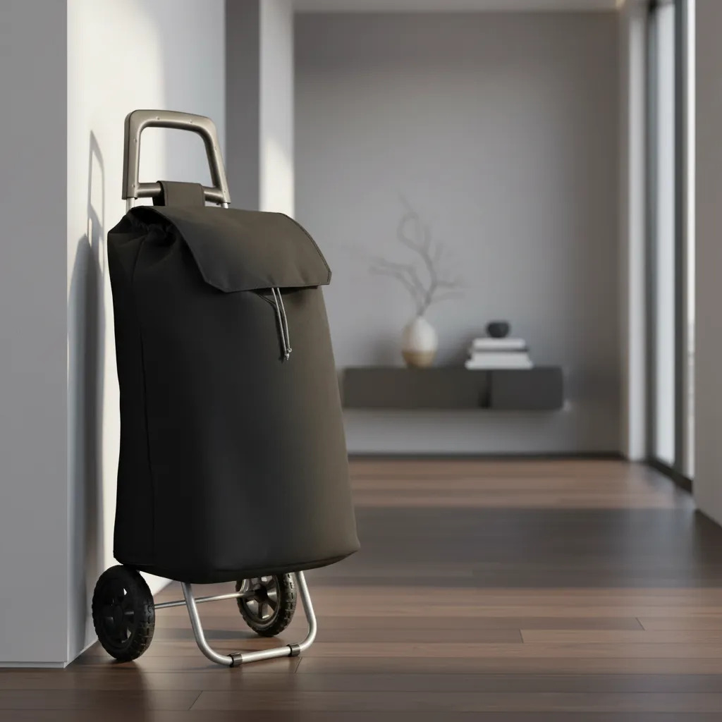 D_NQ_NP_937265-MLA113574300732_072026-F.jpg Carrito De Compras Con Bolsillos Metal Plegable Con Diseño - Imagen 1