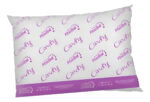 Almohada Rectangular Fiberball Cindy Blanco 40x70cm Relleno Vellón