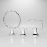 Kit Accesorios Baño Sensi D Acqua Roma Metal 3 Piezas - Imagen 8