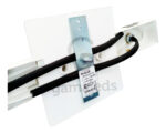 Spot Aplique Barral Acero 2 Luces Movil Para Dicroica Dublin - Imagen 3