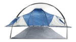 Carpa 9 Personas 3 Dormitorios Con Doble Techo Living Bolso - Imagen 3