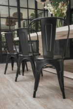 Silla Cocina Tolix Acero Premium 150kg Apilable Ramos Mejia - Imagen 6