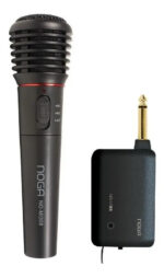 Micrófono Inalámbrico Dinámico Noganet Ng-mi308 Karaoke Unidireccional Negro - Imagen 6