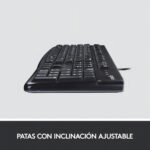 Teclado K120 Logitech Idioma Español España Negro - Imagen 4