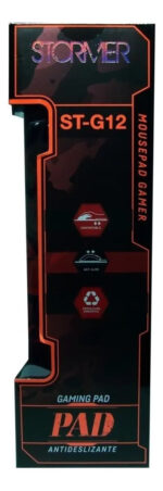 Mouse Pad Gamer Noga Stormer St-g12 De Goma 28cm X 75cm X 3mm Rojo/negro - Imagen 6