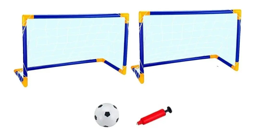 D_NQ_NP_616907-MLA52295008937_112022-F.jpg Set De Arcos Para Niños Desarmable Pelota + Inflador + Redes - Imagen 1