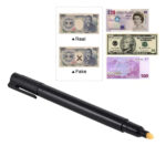 Lapiz Detector De Billetes Falsos Pesos Dolares Euros Color Negro - Imagen 7