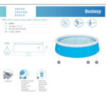 Pileta Inflable Redonda Bestway My First Fast Set 57241 De 1.52m X 38cm 477l Azul - Imagen 3