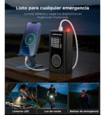 Inflador Compresor Portatil Winco Cargador Power Bank - Imagen 6