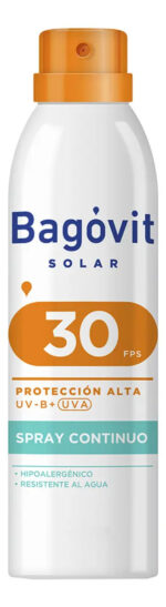 Protector Solar Bagovit Solar 30fps Spray Continuo 170 Ml