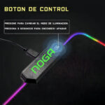 Mouse Pad Gamer Luces Led Rgb Retroiluminado Noga Horizon S Color Negro - Imagen 6