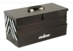 Caja De Herramientas Ubermann Negra 46.5x21.1x23.5cm 5 Compartimentos Negro