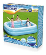 Pileta Inflable Rectangular Bestway Piscina Fast Set De 2.62m X 1.75m X 51cm 778l Azul Y Blanca Caja Azul/blanco - Imagen 5