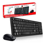 Combo Teclado Mouse Genius Km-8200 Inalambrico Español Pc Color Del Teclado Negro Color Del Mouse Negro - Imagen 4