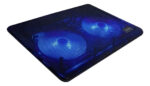 Base Para Notebook Gamer Con 2 Cooler Luces Led Noga Ng-z007 Color Negro Color del LED Azul