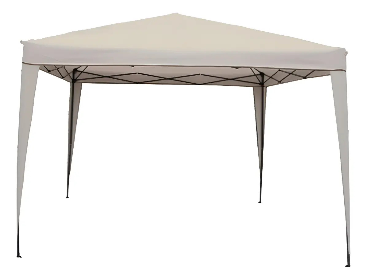 D_NQ_NP_642423-MLA90567330243_082025-F.jpg Gazebo 3x3 Beige 100 % Resistente Poliester Plegable Acero - Imagen 1